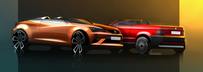 Illustration for article titled Seat Ibiza Cupster Concept: Less Roof For More Fun